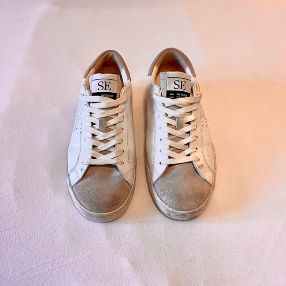 Sam Edelman Aubrie White Leather (7.5) - Picture 4 of 9